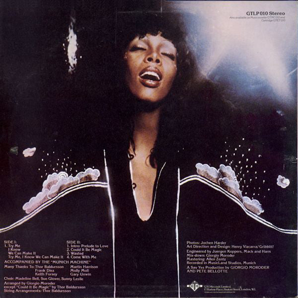 Donna Summer : A Love Trilogy (LP, Album, P/Mixed, RP)
