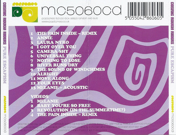 Cosmic Rough Riders : Pure Escapism (CD, Album, Comp, Enh)