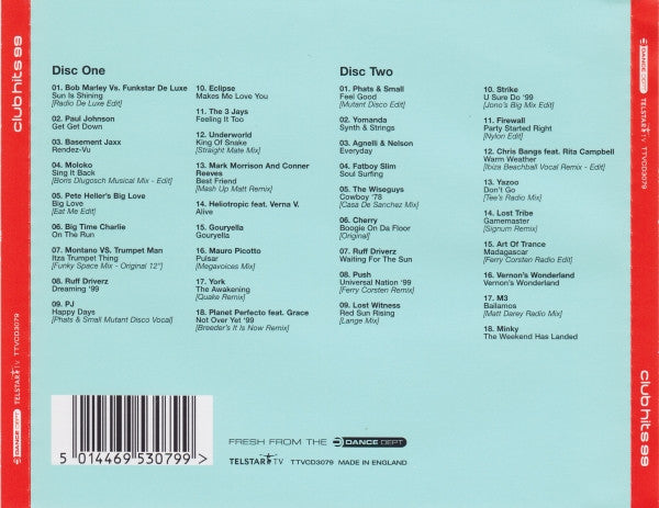 Various : Club Hits 99 (2xCD, Comp)