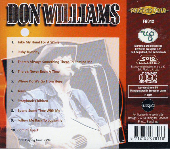 Don Williams (2) : Don Williams (CD, Comp)