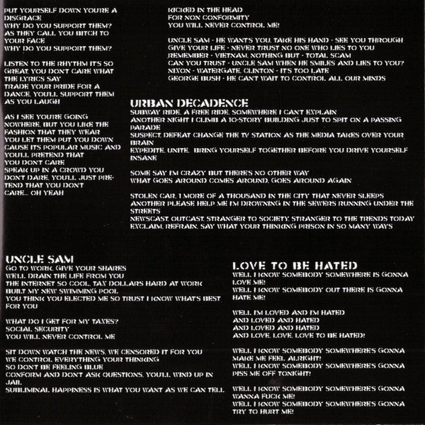 Agnostic Front : Dead Yuppies (CD, Album)