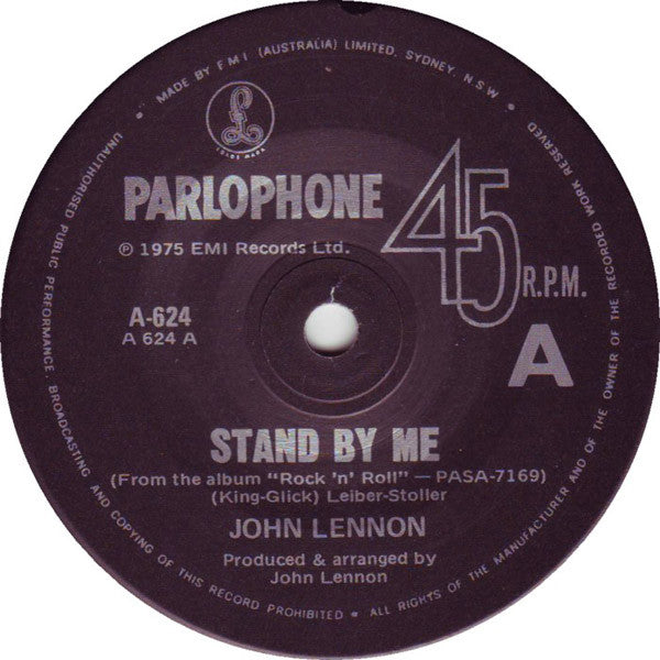 John Lennon : Stand By Me / Jealous Guy (7", Single)
