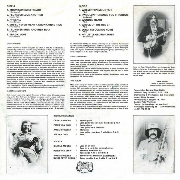 Charlie Moore & Smoketown Strut : Mountain Sweetheart (LP, Album)