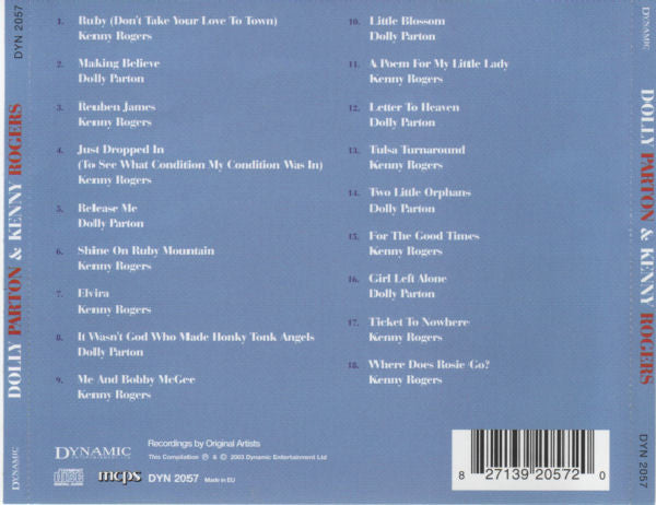 Dolly Parton & Kenny Rogers : Dolly Parton & Kenny Rogers (CD, Comp)