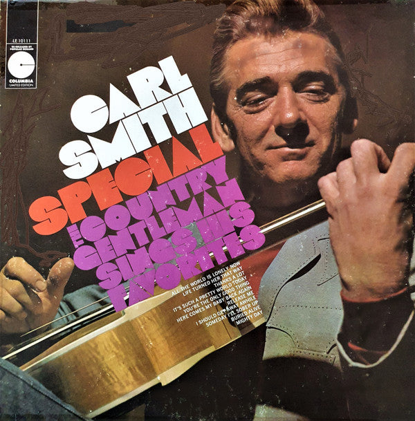 Carl Smith (3) : The Carl Smith Special (The Country Gentleman Sings His Favorites) (LP, Album, RE, Ter)