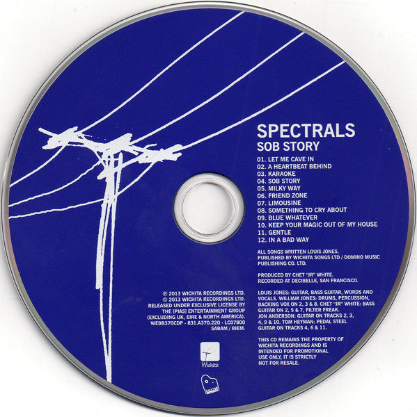 Spectrals : Sob Story (CD, Album, Promo)