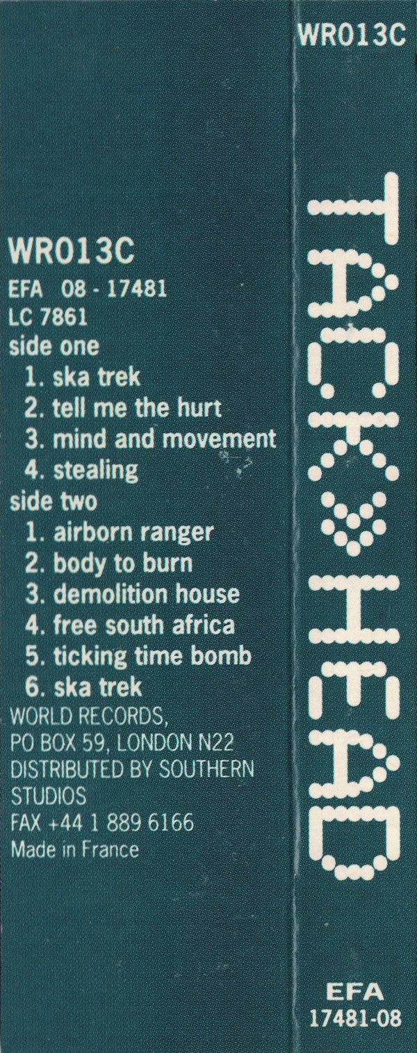 Tackhead : Friendly As A Hand Grenade (Cass, MiniAlbum)