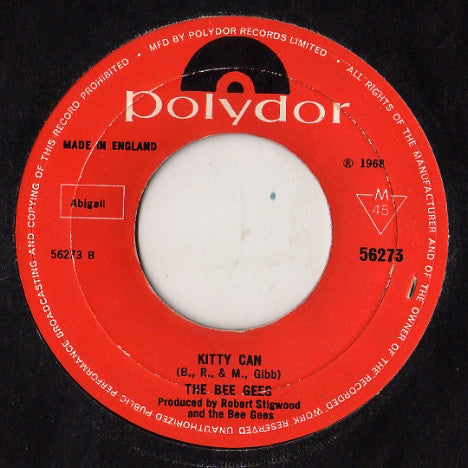 Bee Gees : I've Gotta Get A Message To You (7", Single, Mono, Lar)