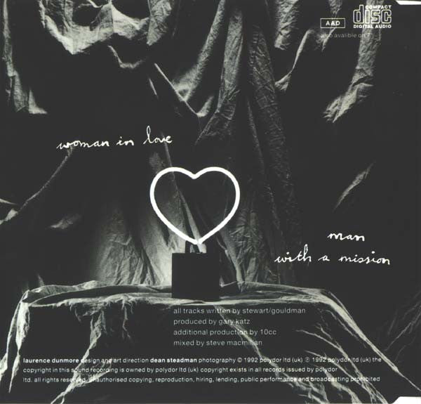 10cc : Woman In Love (CD, Single)