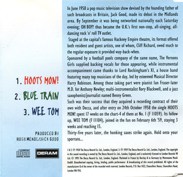 Lord Rockingham's XI : Hoots Mon (CD, Single, RE)