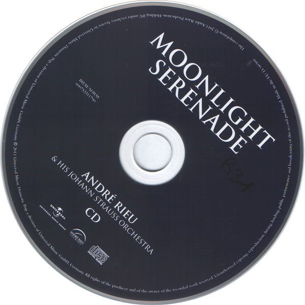 André Rieu & His Johann Strauß Orchestra : Moonlight Serenade (CD, Comp + DVD-V, PAL)