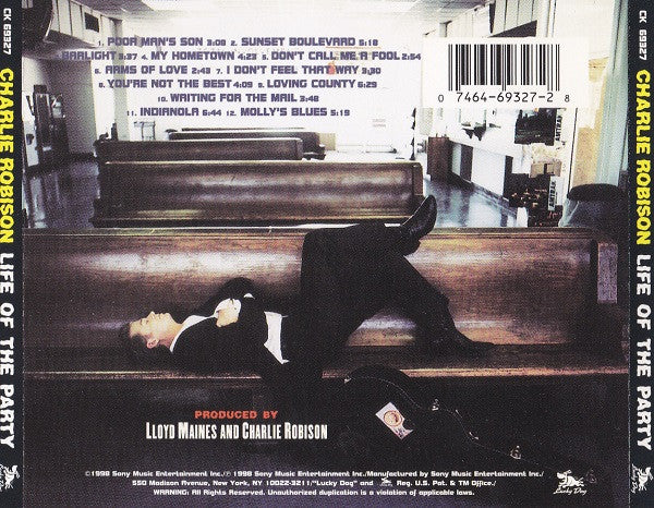 Charlie Robison : Life Of The Party (CD, Album)