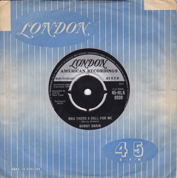 Bobby Darin : Mack The Knife (7", Single, 4-P)