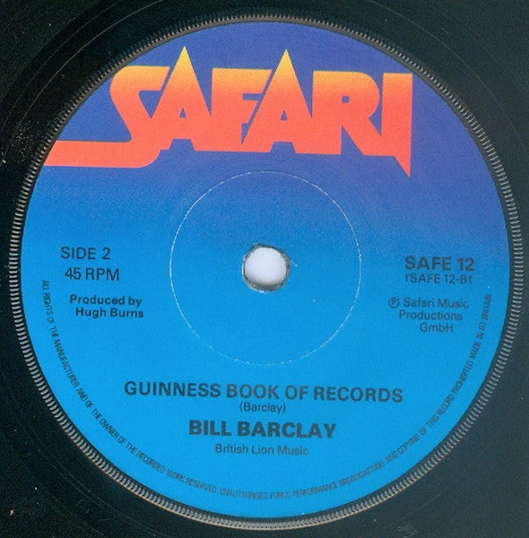 Bill Barclay (3) : Burns Night Fever (7")