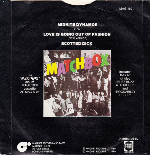 Matchbox (3) : Midnite Dynamos (7", Pus)