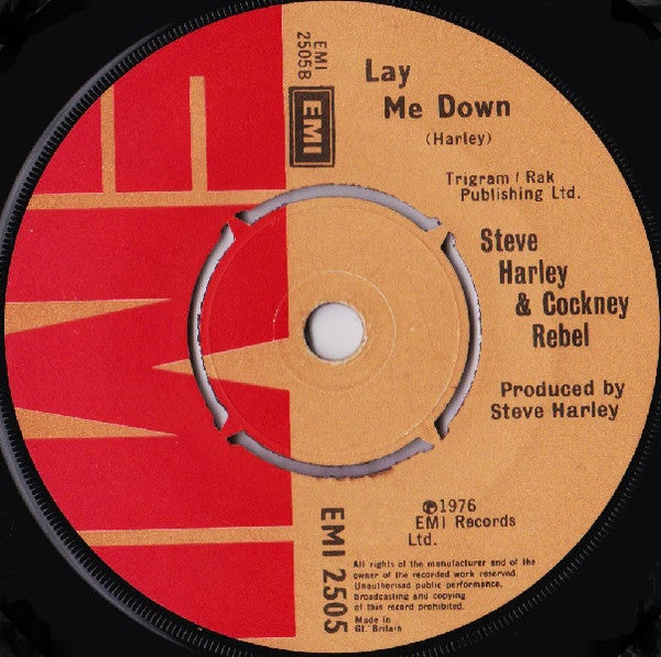 Steve Harley & Cockney Rebel : Here Comes The Sun (7", Single)