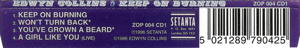 Edwyn Collins : Keep On Burning (CD, Single, CD1)