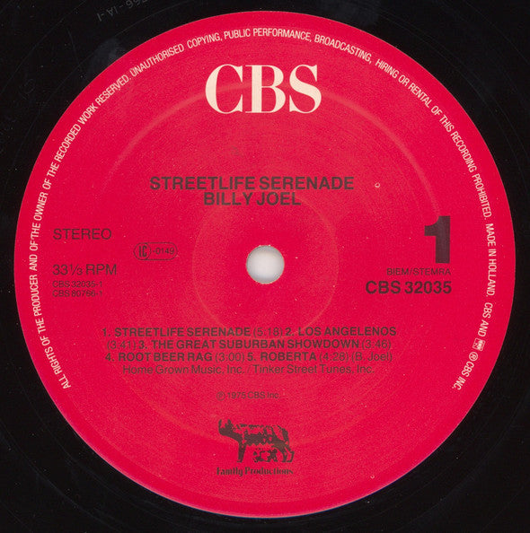 Billy Joel - Streetlife Serenade (LP) (Very Good Plus (VG)) - DaddyPop