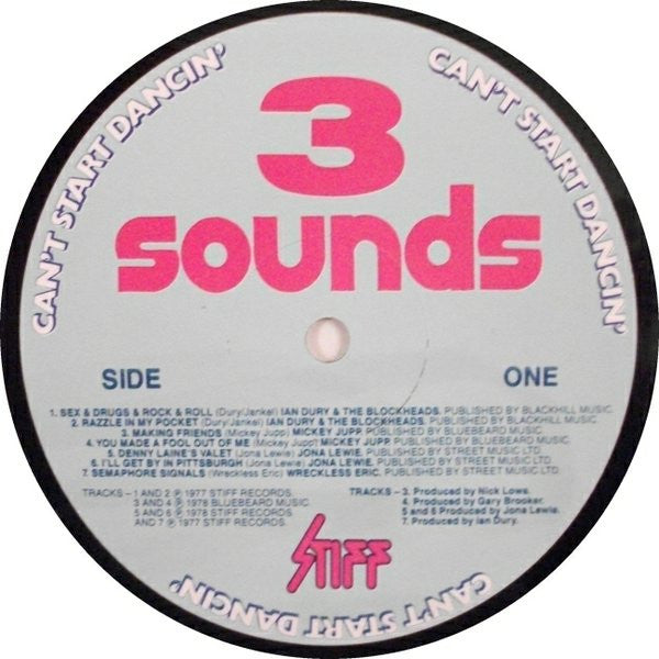 Various : Stiff Sounds - Can't Start Dancin' (LP, Album)