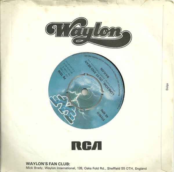 Waylon Jennings : Amanda (7", Single)