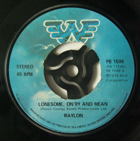 Waylon Jennings : Amanda (7", Single)