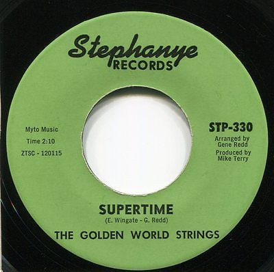 Golden World Strings* : Supertime (7", Unofficial)