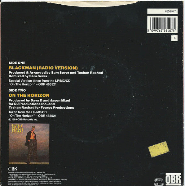 Tashan : Blackman (7", Single)