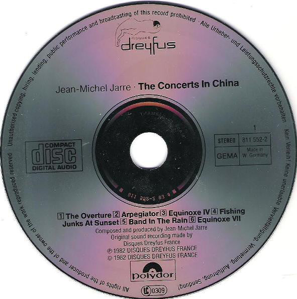 Jean-Michel Jarre : The Concerts In China (2xCD, Album, RE)