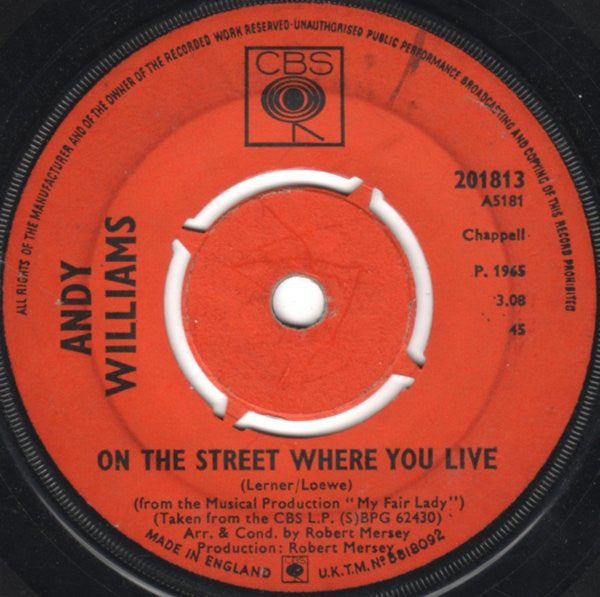 Andy Williams - Almost There (7) (Very Good (VG)) - DaddyPop