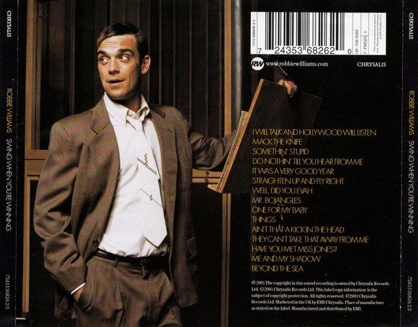 Robbie Williams : Swing When You're Winning (CD, Album, EMI)