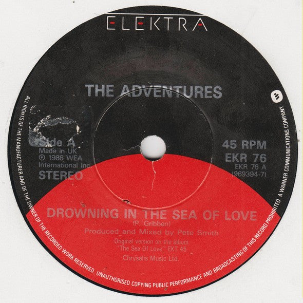 The Adventures : Drowning In The Sea Of Love (7", Single)