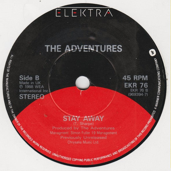 The Adventures : Drowning In The Sea Of Love (7", Single)