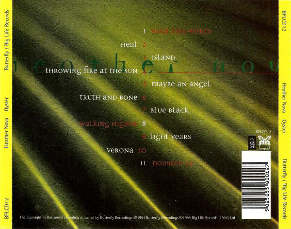 Heather Nova : Oyster (CD, Album)