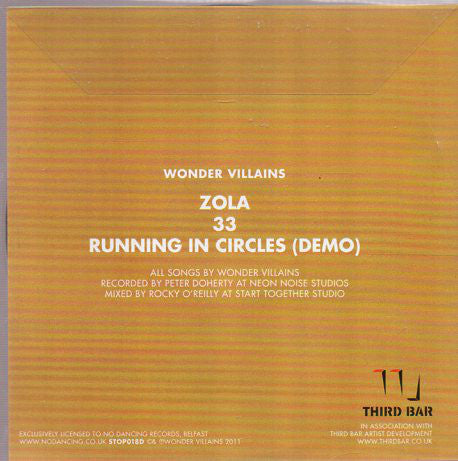 The Wonder Villains : Zola (CDr, Single)