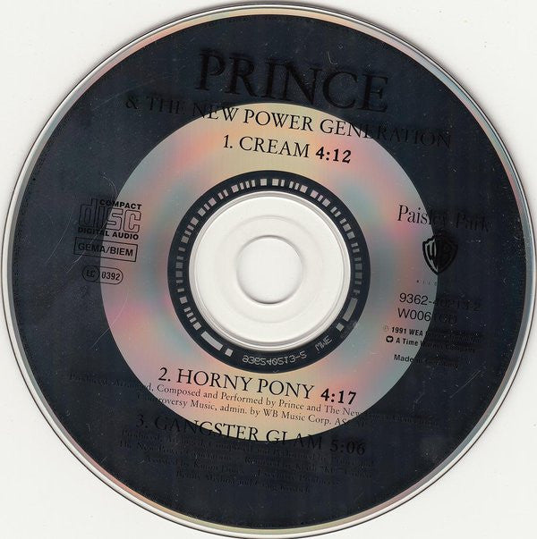 Prince And The New Power Generation : Cream (CD, Maxi)