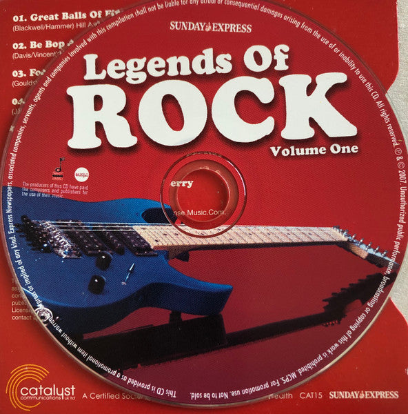 Various : Legends Of Rock Volume One (CD, Comp, Promo)