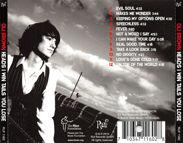 Oli Brown : Heads I Win Tails You Lose (CD, Album)