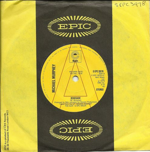 Michael Martin Murphey - Renegade (7) (Very Good Plus (VG)) - DaddyPop