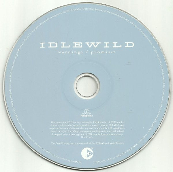 Idlewild : Warnings / Promises (CD, Album, Copy Prot., Promo)