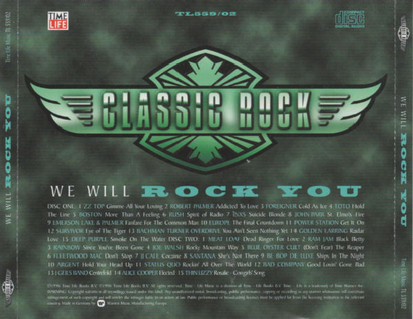 Various : Classic Rock: We Will Rock You (Three Decades Of Rock) (2xCD, Comp)