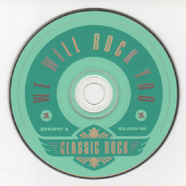 Various : Classic Rock: We Will Rock You (Three Decades Of Rock) (2xCD, Comp)