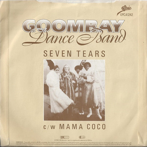 Goombay Dance Band : Seven Tears (7", Single, Pap)
