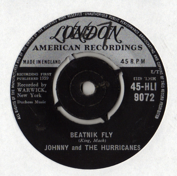 Johnny And The Hurricanes : Beatnik Fly / Sand Storm (7", Single, Mono)