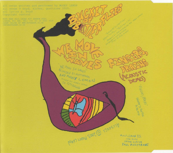 Modey Lemon : Bucket Of Butterflies (CD, Single)
