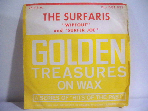 The Surfaris : Wipeout / Surfer Joe (7", Single)