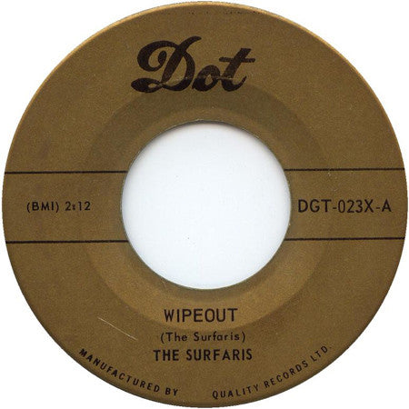 The Surfaris : Wipeout / Surfer Joe (7", Single)