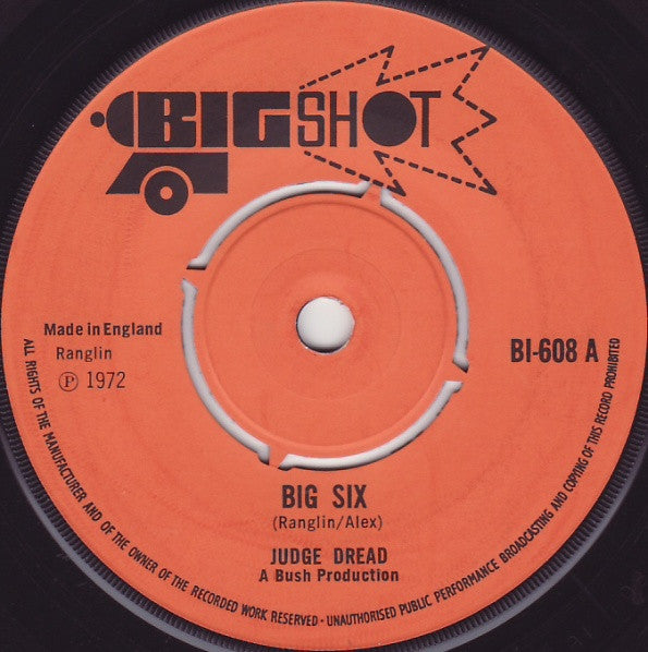 Judge Dread : Big Six (7", Single, 4-P)