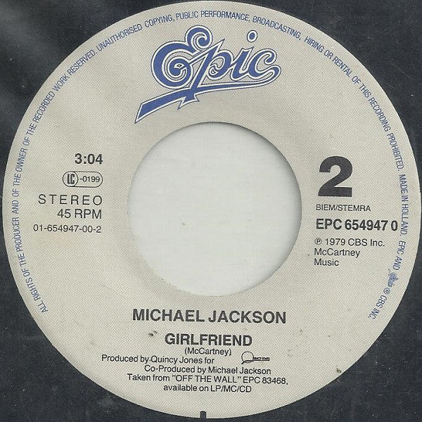 Michael Jackson - Liberian Girl (7) (Very Good Plus (VG)) - DaddyPop