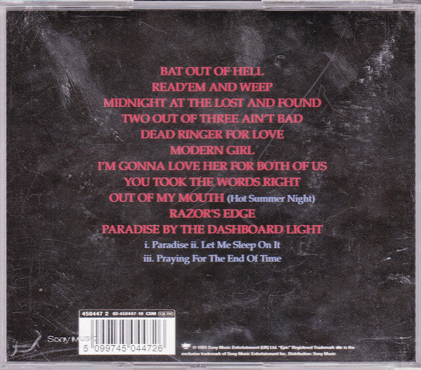 Meat Loaf : Hits Out Of Hell (CD, Comp, RE)