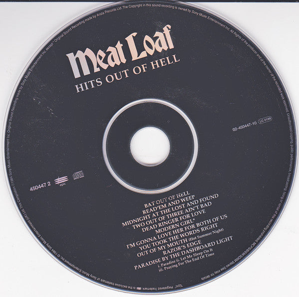 Meat Loaf : Hits Out Of Hell (CD, Comp, RE)